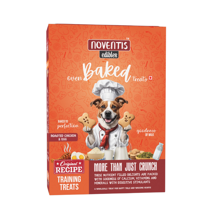 Noventis Roasted Chicken & Egg Oven Baked Biscuits for Dogs