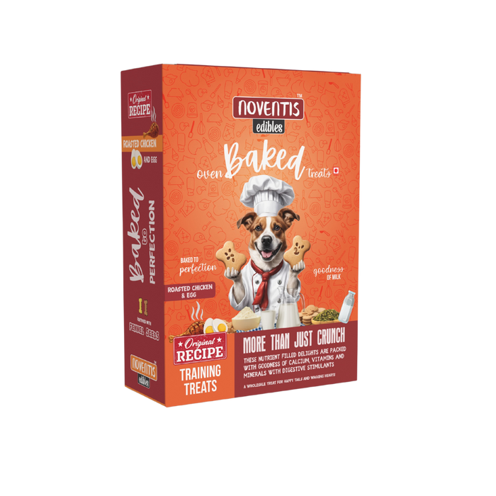 Noventis Roasted Chicken & Egg Oven Baked Biscuits for Dogs