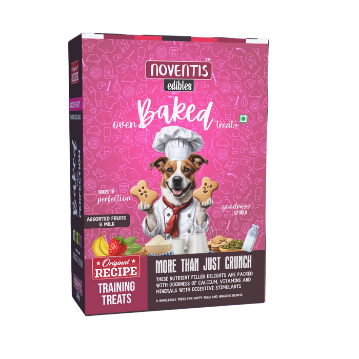 Noventis 100% Vegetarian Multi Flavored Oven Baked Biscuits for Dogs