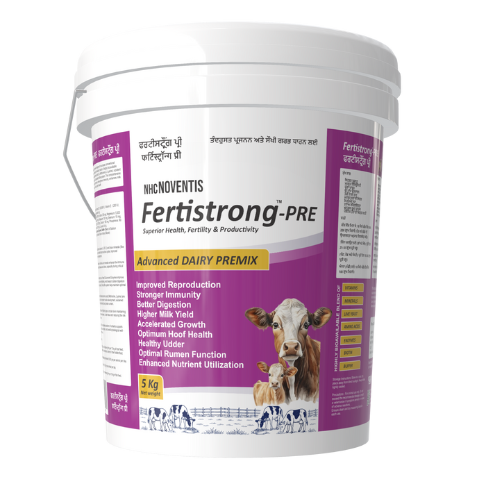 Fertistrong Pre – Advanced Dairy Premix for Fertility, Milk Yield & Rumen Health