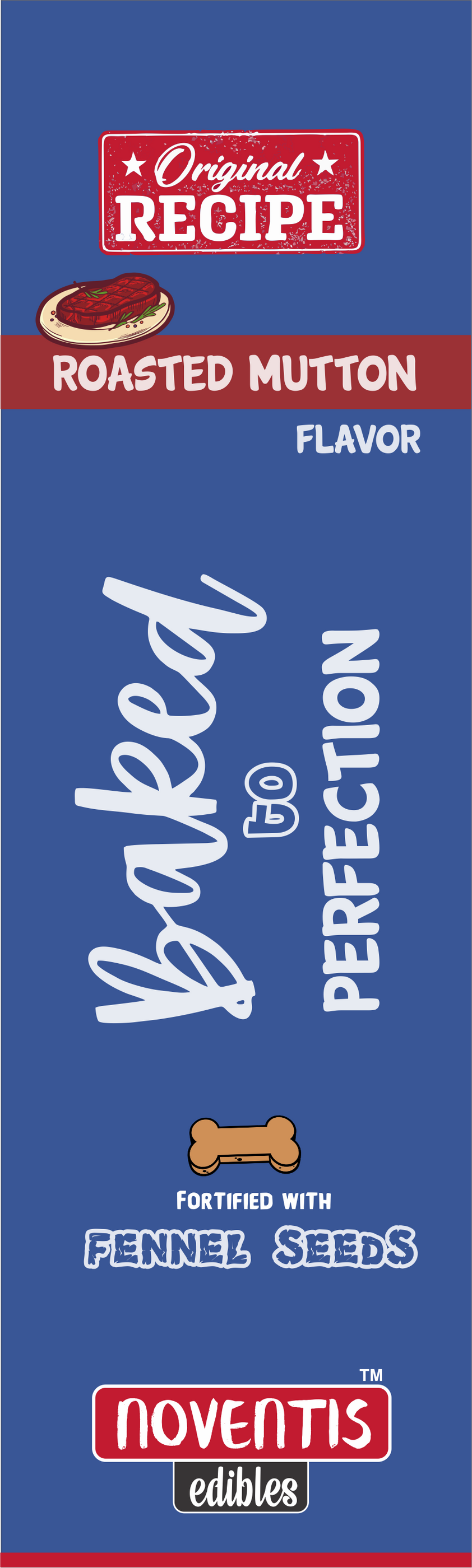 Noventis Roasted Mutton & Milk Oven Baked Biscuits for Dogs