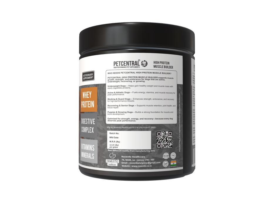 Petcentral® High-Protein Muscle Builder for Dogs – Strength & Recovery Support