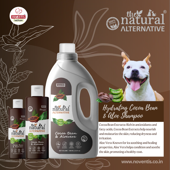 The Natural Alternative® Cocoa Bean & Aloe Vera Herbal Dog Shampoo