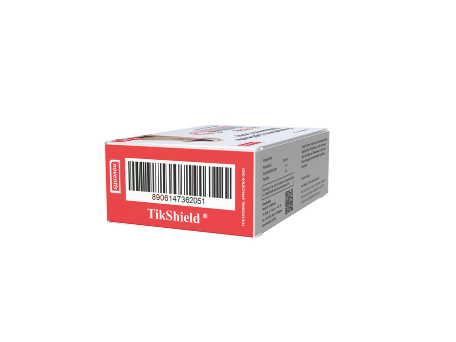 Tikshield ® Permethrin 1% Soap for Dogs - Eliminate Ticks, Fleas and Lice