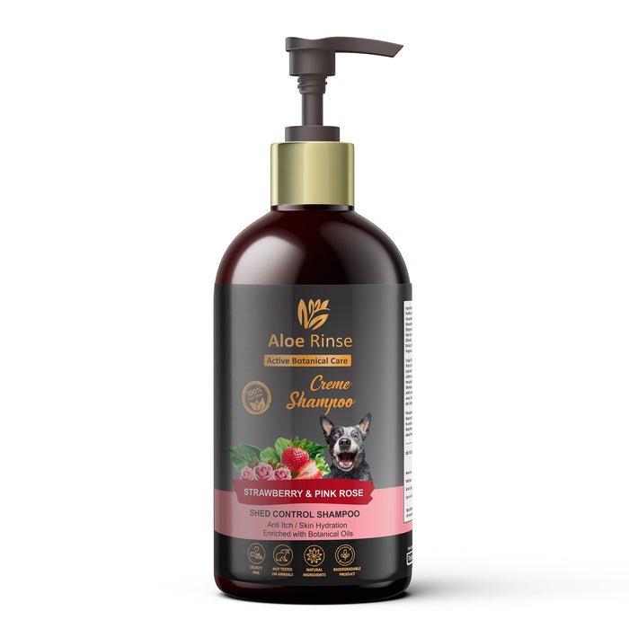 Shed Control Combo - Aloe Rinse® Crème Shed Control Shampoo 300 ml + Sense Botanics™ After-Bath Conditioning Spray