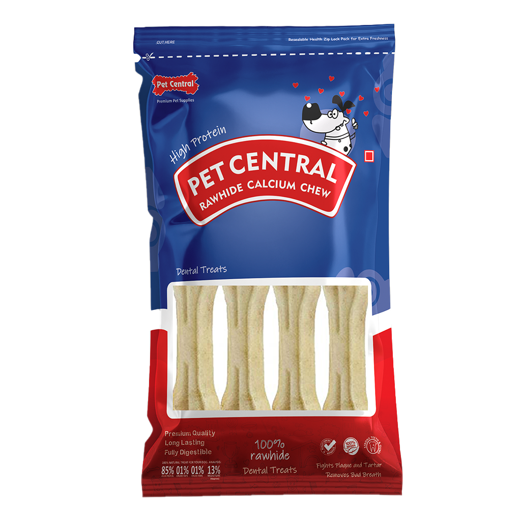 PetCentral® Rawhide Bones 5" x 6 pcs — Noventis Healthcare